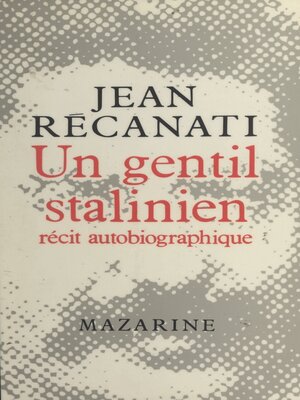 cover image of Un gentil stalinien